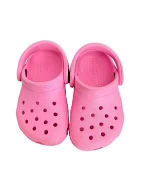 Crocs Classic Clog Taffy Pink Toddler Kids Slip On Sandals size C6
